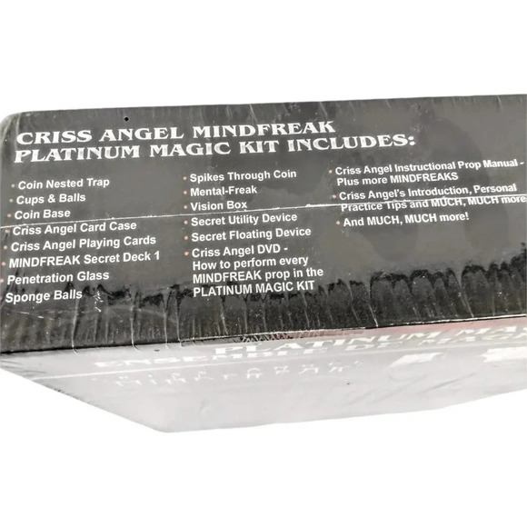 Criss Angel Mindfreak Magic Kit Platinum BIG Set 350 pcs Incl DVD New - Picture 4 of 5
